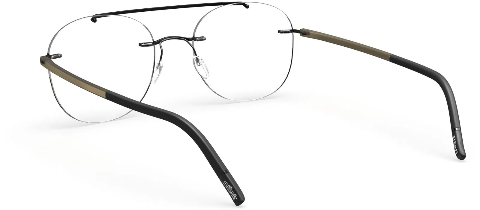 Silhouette The Wave Chassis Rimless 5567 Eyeglasses - view 22